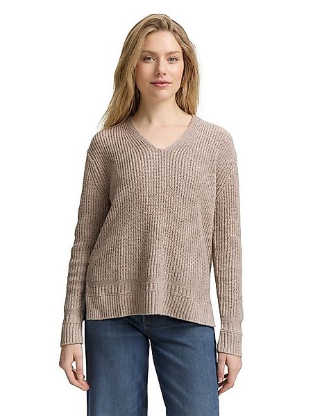 TOM TAILOR Strickpullover mit Rippstruktur günstig online kaufen