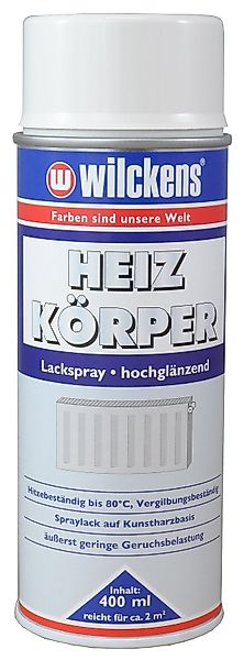 Wilckens Farben Sprühfarbe, Heizkörperlackspray reinweiß hochglänzend günstig online kaufen