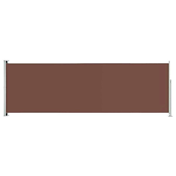 furnicato Seitenmarkise Ausziehbar 200x600 cm Braun günstig online kaufen