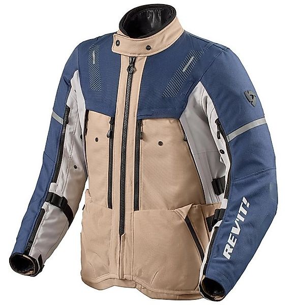 Revit Motorradjacke Revit Sand 5 H2O Textiljacke Sand / Blau 3XL günstig online kaufen
