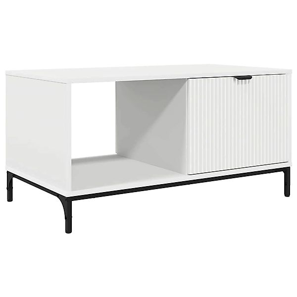 vidaXL Couchtisch Weiß 90 x 49 x 46 cm Holzwerkstoff 883444 günstig online kaufen