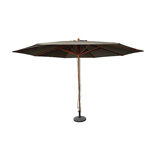 Lex Sonnenschirm Ø 4m Schirm Marktschirm Gartenschirm Holzgestell UV15 Stei günstig online kaufen
