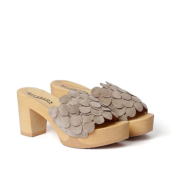 Softclox EVELYN Kaschmir taupe (natur) Pantolette günstig online kaufen