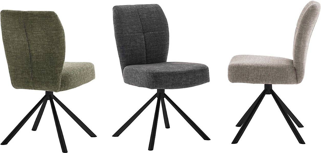 MCA furniture Esszimmerstuhl »KEA«, (2er-Set), 360°,Taschenfederkern, belas günstig online kaufen