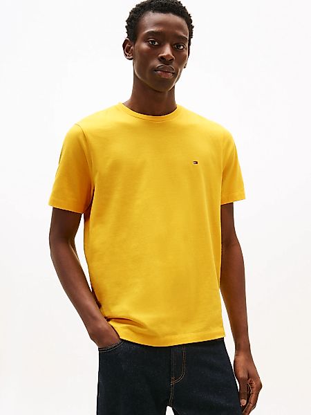 Tommy Hilfiger T-Shirt "ESSENTIAL REG FIT SOLID TEE mit Stickerei und Rundh günstig online kaufen