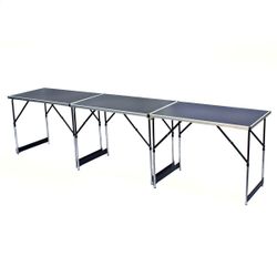 Goods+Gadgets Klapptisch Camping-Tisch Mehrzwecktisch (Markttisch Tapeziert günstig online kaufen