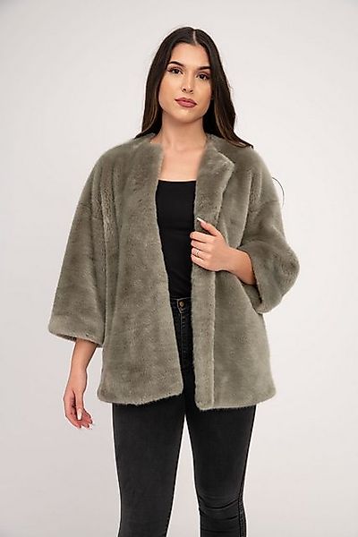 Antonio Cavosi Fellimitatjacke Faux Fur Jacke mit 7/8 Arm günstig online kaufen