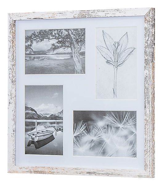 Levandeo® Bilderrahmen Collage, Bilderrahmen 4 Fotos günstig online kaufen