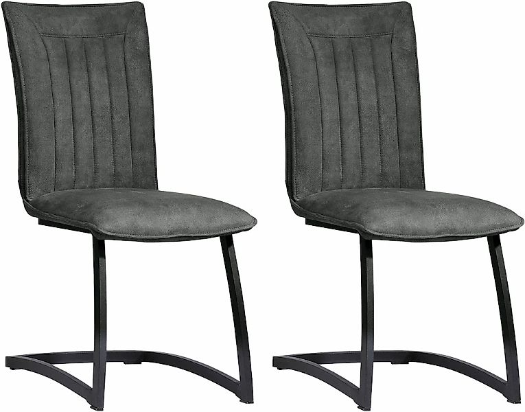 OMG Design Freischwinger "Amara" (Set) 2 Stk. Stoff Esszimmerstuhl, Küchens günstig online kaufen