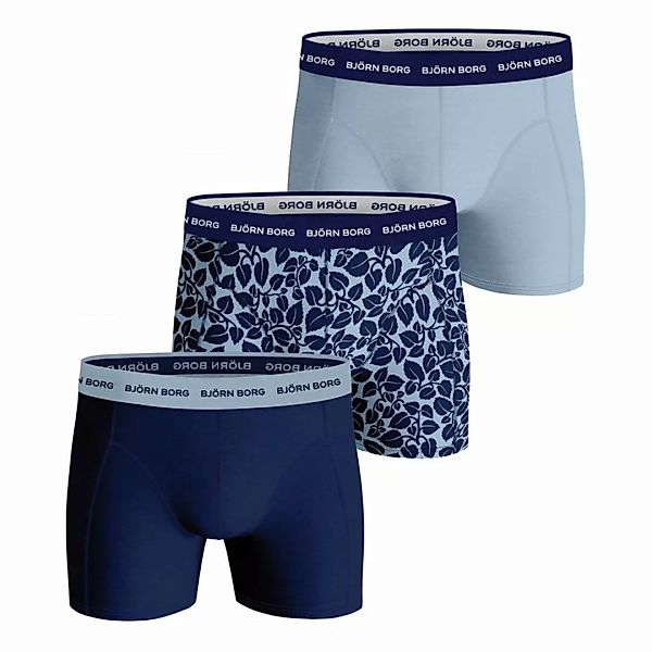 BJÖRN BORG Herren Boxershorts - Pants, Cotton Stretch, Logobund, 3er Pack B günstig online kaufen