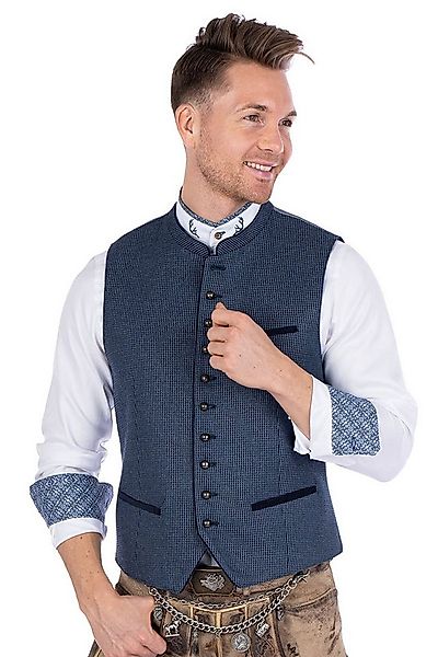 MarJo Trachtenweste Trachtenweste - MARLON - navy/taubenblau günstig online kaufen