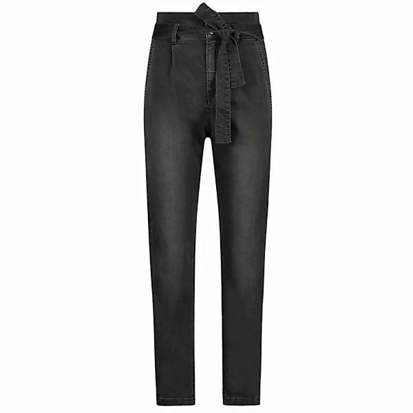 Nukus Paperbag-Hose Marlies Pants Stretch Jeans mit Bindeband aus Baumwolle günstig online kaufen