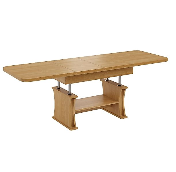 designimpex Couchtisch DA-777 höhenverstellbar ausziehbar 120/200 cm Esstis günstig online kaufen