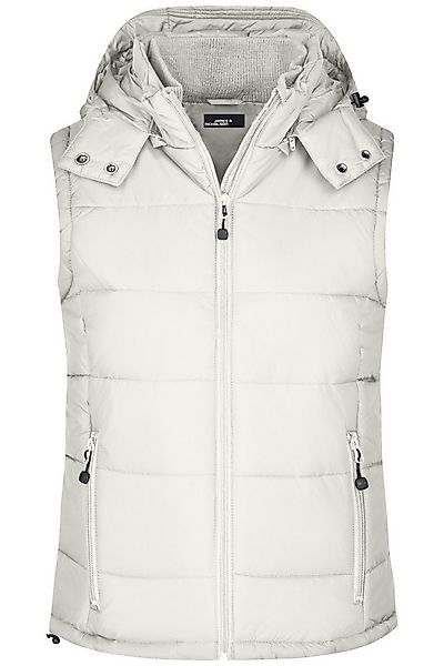 James & Nicholson Steppweste Modische Damen Steppweste mit abnehmbarer Kapu günstig online kaufen