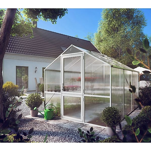 KGT Gewächshaus Alu blank 7,53 m² günstig online kaufen