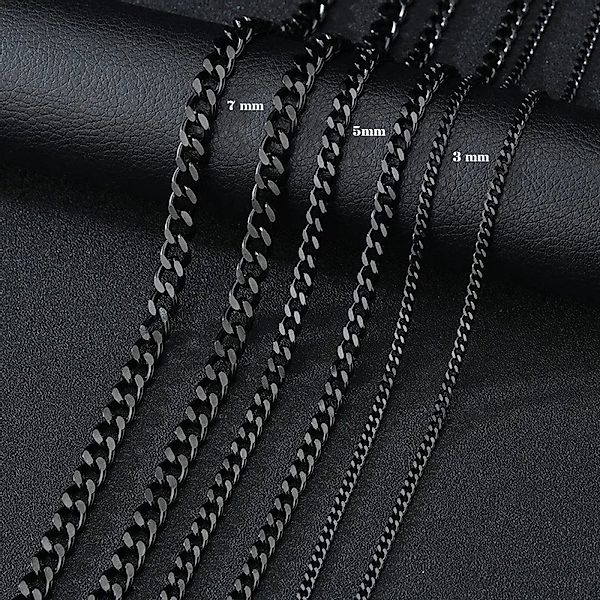 Ware aus aller Welt Panzerkette schwarze günstig online kaufen