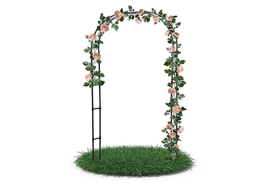 Gartenwelt Riegelsberger Rosenbogen Rosenbogen schwarz 240 cm hoch und 30 c günstig online kaufen