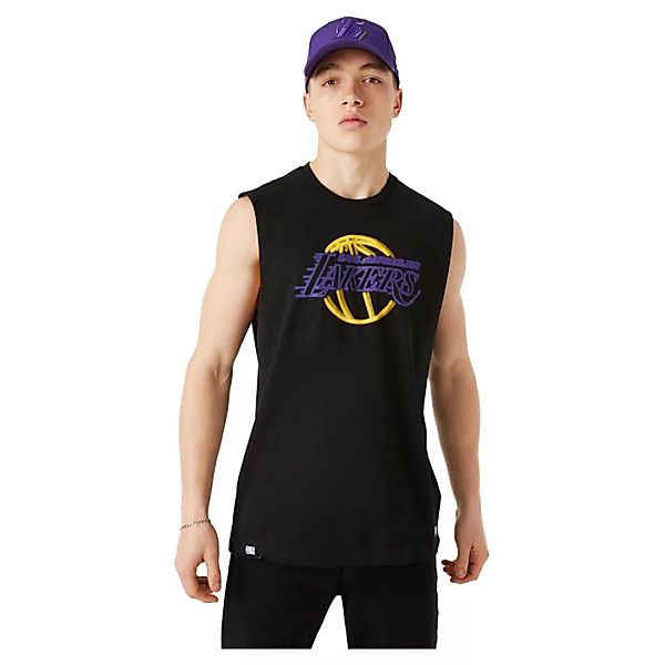 New Era Nba Neon Los Angeles Lakers Ärmelloses T-shirt XL Black günstig online kaufen