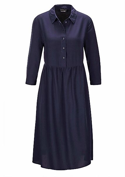 GOLDNER Blusenkleid "Elegantes Sommerkleid mit Knopfleiste" Nahttaschen an günstig online kaufen