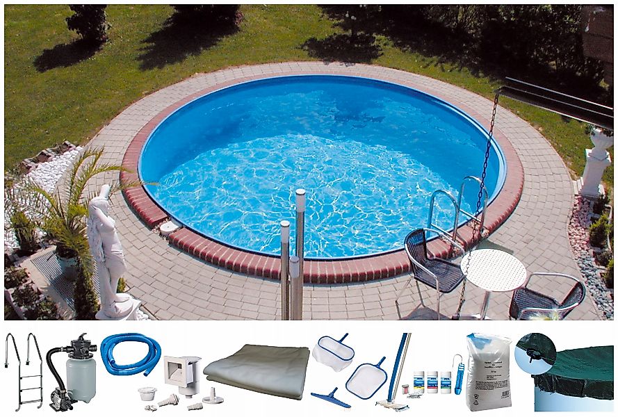 my POOL BWT Rundpool "PREMIUM", (Komplett-Set, 10 tlg.), Tiefe 1,35 m, in v günstig online kaufen