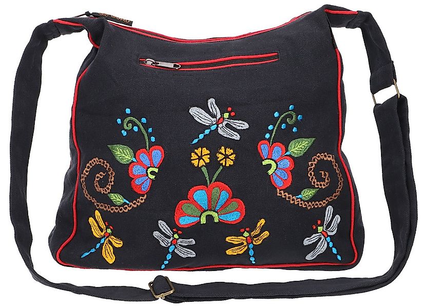 Guru-Shop Schultertasche Boho Schultertasche, bestickter Schulterbeutel.. günstig online kaufen