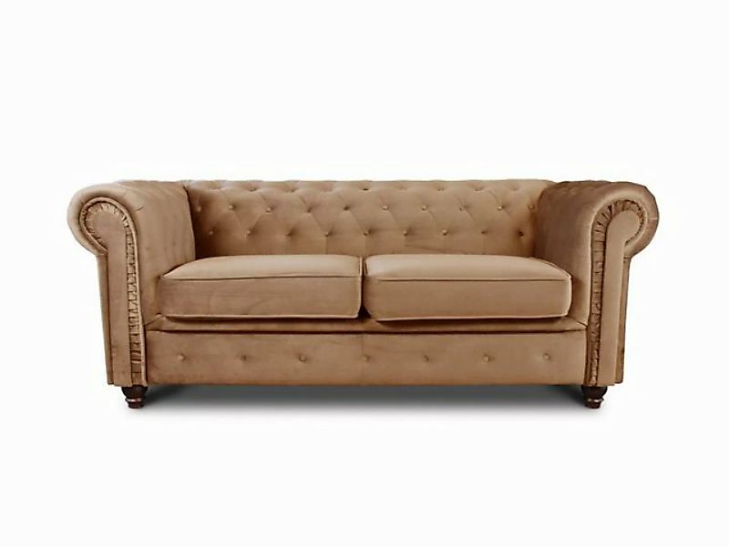 Sofnet Sofa Asti 2, Chesterfield Sofa 2-er, Sofagarnitur, Glamour Couch günstig online kaufen