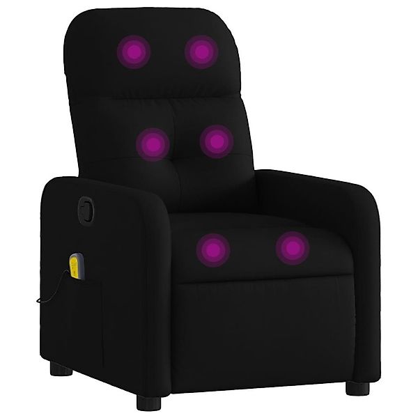 vidaXL Sessel Massagesessel Schwarz Stoff (1-St) günstig online kaufen