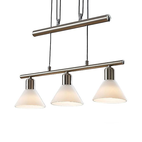 Lindby Pendelleuchte Delira 9624694 Modern in Alu aus Metall 3-flammig E14 günstig online kaufen