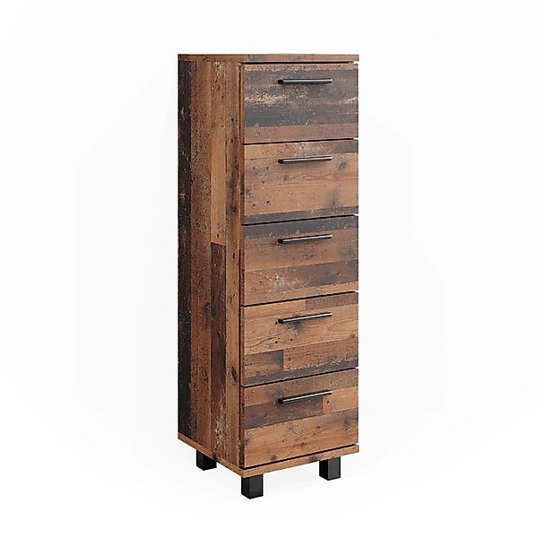 Vicco Midischrank Ilias, Eiche rustikal, 30 günstig online kaufen