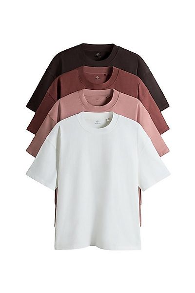 The Set T-Shirt The Set Oversize-T-Shirts, 4er-Pack (4-tlg) günstig online kaufen