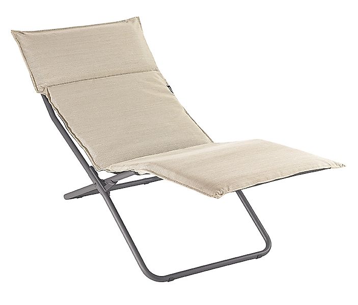 Outdoor Lounge-Sessel BAYANNE Latte / Gestell Titane günstig online kaufen