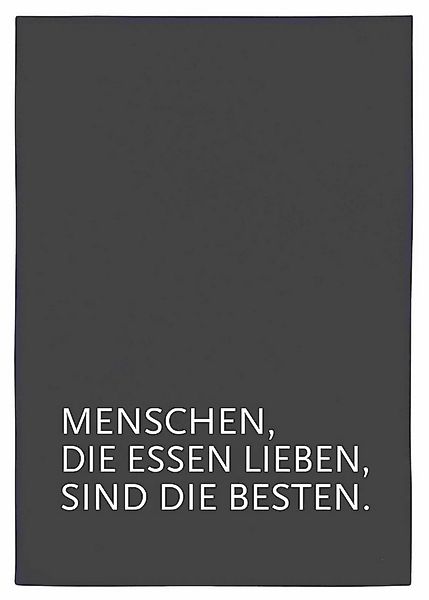 17,30 Hamburg Geschirrtuch MENSCHEN, DIE ESSEN LIEBEN, SIND DIE BESTEN, Gra günstig online kaufen