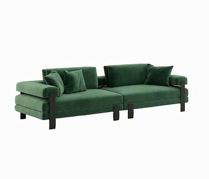 JVmoebel 2-Sitzer Grün Sofa 2 Sitzer Design Polster Modern Textil Modern Zw günstig online kaufen