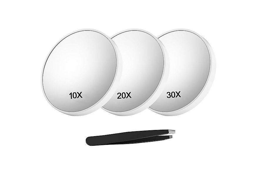 Senmudi Kosmetikspiegel Vergrößerungsspiegel Mit Saugnapf, 3 Stück 10X 20X günstig online kaufen