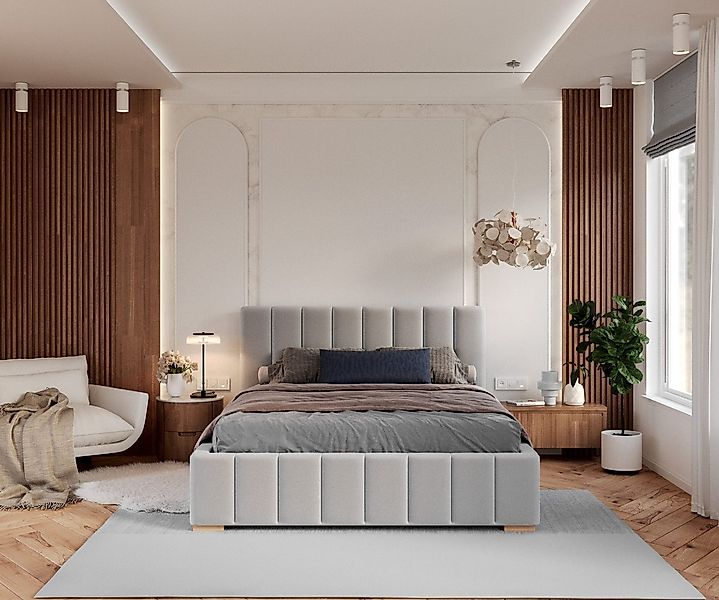 thematys Polsterbett Bett Stauraumbett Velours 90x200, 120x200, 140x200, 16 günstig online kaufen