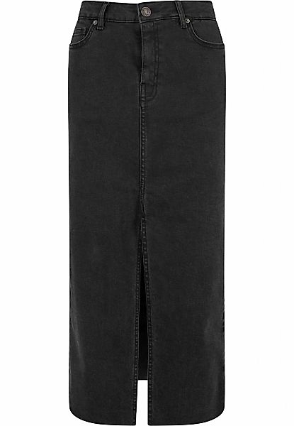 URBAN CLASSICS Sommerrock "Urban Classics Ladies High Slit Denim Skirt" 1 S günstig online kaufen