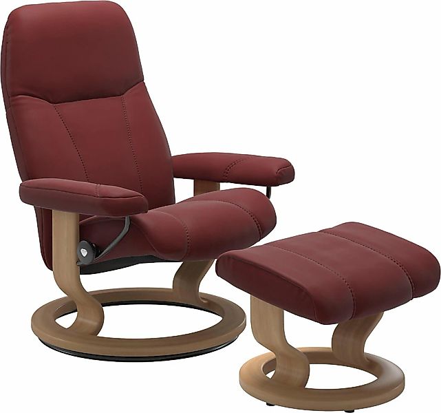 Stressless "Consul" Set, Relaxsessel mit Hocker, mit Hocker, mit Classic Ba günstig online kaufen