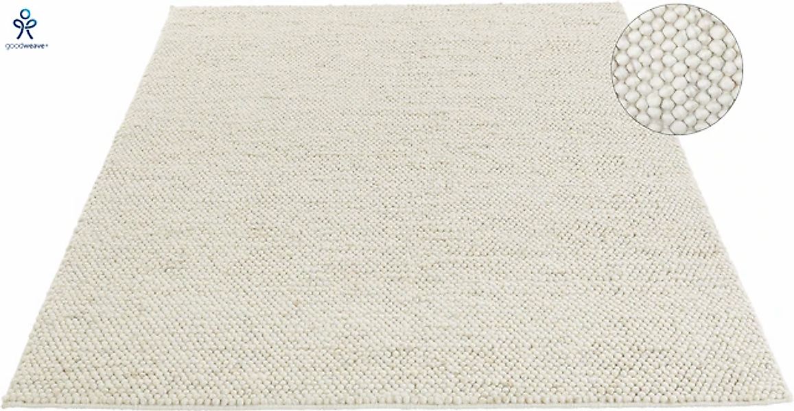 LeGer Home by Lena Gercke Wollteppich »Ainhoa, handgewebt, Wolle«, rechteck günstig online kaufen