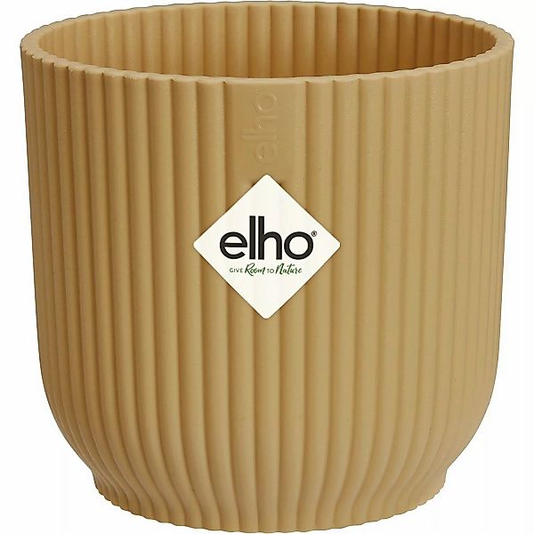 Elho Blumentopf Vibes Rund Mini 7 cm Buttergelb günstig online kaufen