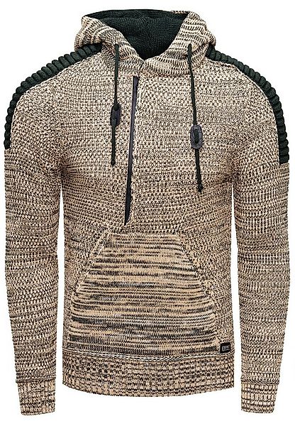 Rusty Neal Kapuzensweatshirt Knitwear mit praktischem Reißverschluss günstig online kaufen