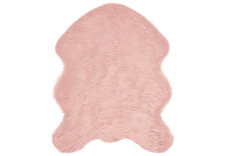 vidaXL Teppich Kunstschaffell Teppich Tafalla Rosa 50 x 80 cm Polyester, Un günstig online kaufen
