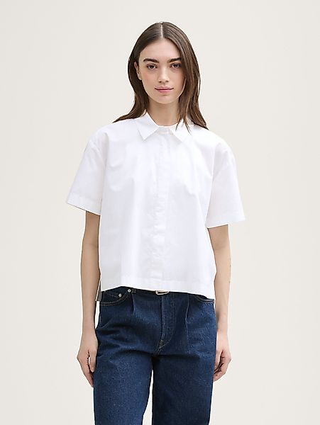 TOM TAILOR Denim Kurzarmbluse Boxy Fit günstig online kaufen