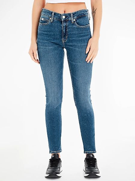 Calvin Klein Jeans Skinny-fit-Jeans "MID RISE SKINNY", 5-Pocket-Form günstig online kaufen