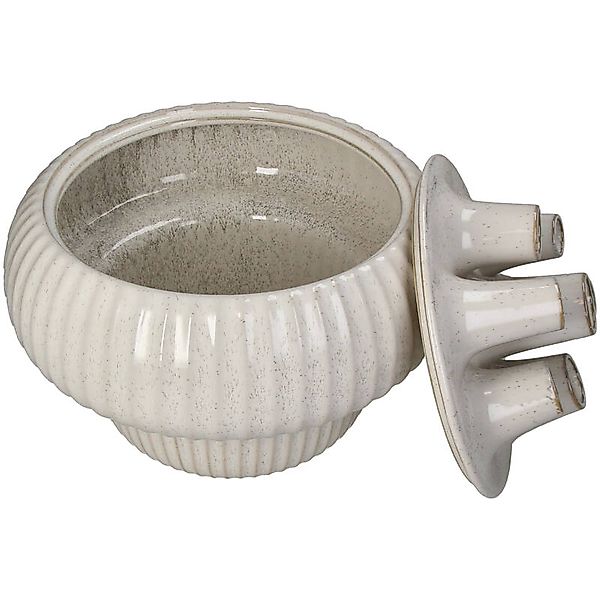Vase Stoneware weiß 29x29x25.5cm günstig online kaufen