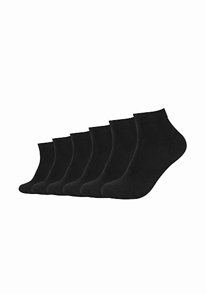 Camano Unisex Socken CA-SOFT QUARTER 6er Pack günstig online kaufen