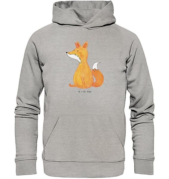 Mr. & Mrs. Panda Hoodie Größe XXL Einhorn Fuchs - Heather Grey - Geschenk, günstig online kaufen