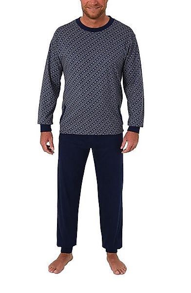 Normann Care Pyjama Herren Pflegeoverall langarm mit diagonalen Reißverschl günstig online kaufen