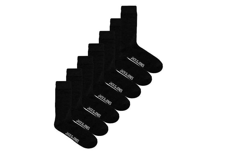 Jack & Jones Businesssocken 7 Paar Socken (7-Paar) mit breiten Rippbündchen günstig online kaufen