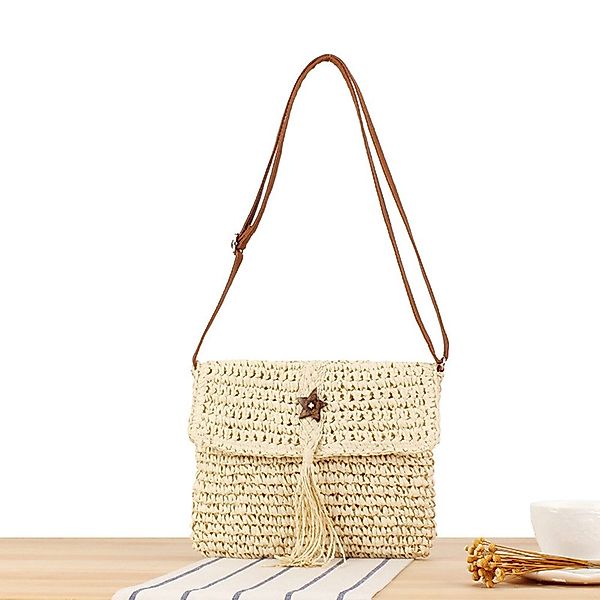 Coonoor Strandtasche Umhängetasche Damen, Strohtaschen für günstig online kaufen