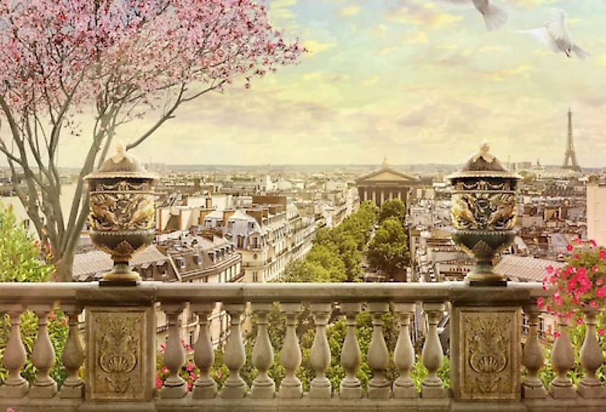 Papermoon Fototapete »Paris Terasse« günstig online kaufen